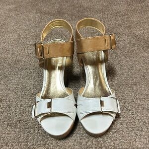 Women’s Marc Fisher Buckle Wedge Heels